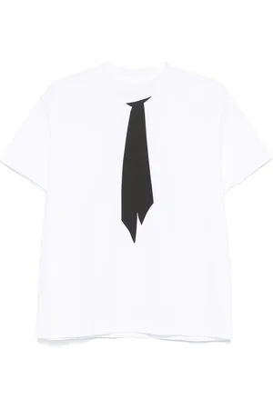 Random Identities Tie-print T-shirt