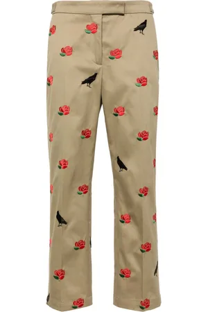 Thom Browne Mid-rise tailored twill trousers