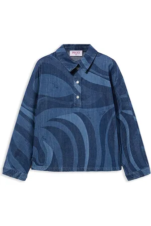 PUCCI Junior Marmo-print shirt