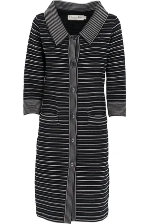Dior 1990s striped coat