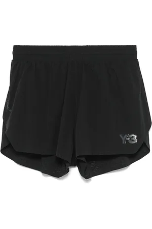 Y-3 Logo-print running shorts
