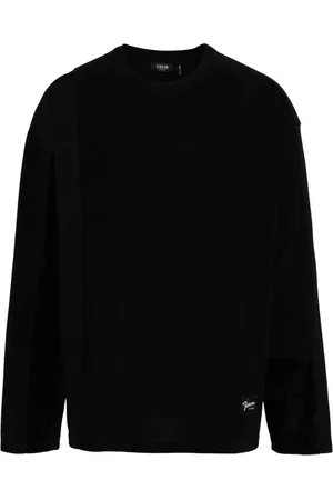FIVE CM Logo-patch crew-neck sweatshirt