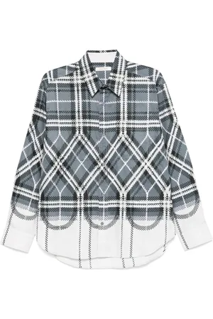 CRAIG GREEN Plaid-check faded shirt