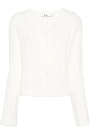 B+AB Contrast-knit cardigan