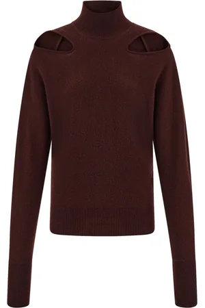 Salvatore Ferragamo Mock-neck cut-out jumper