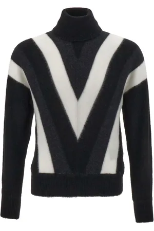 Saint Laurent Graphic-print wool jumper