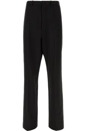 Balenciaga Pressed crease tuxedo trousers