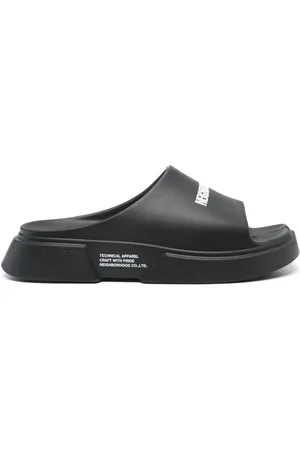 NEIGHBORHOOD X Paes logo-print slides