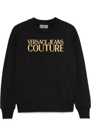 VERSACE Logo-embroidered sweatshirt
