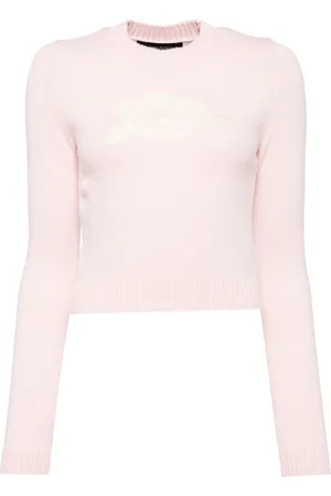 Cynthia Rowley Rose-intarsia jumper