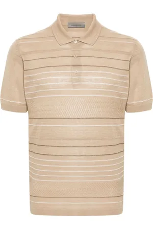 corneliani Striped polo shirt