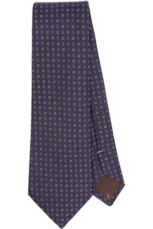 CANALI Geometric-patterned tie