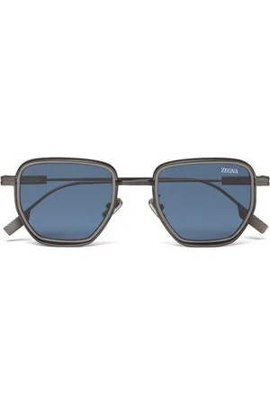 Ermenegildo Zegna Square-frame sunglasses