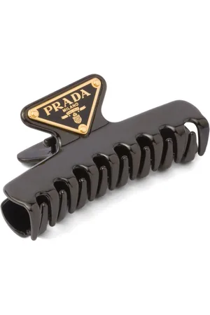 Prada Triangle-logo claw clip