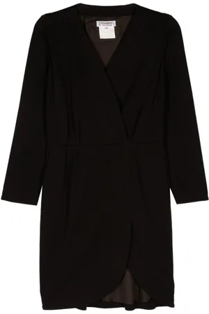 Saint Laurent 1990s wool dress