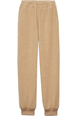 Prada Logo-patch fleece track pants