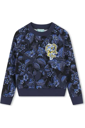 Kenzo Floral-print cotton sweatshirt