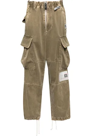 Maison Mihara Yasuhiro Logo-patch cargo trousers