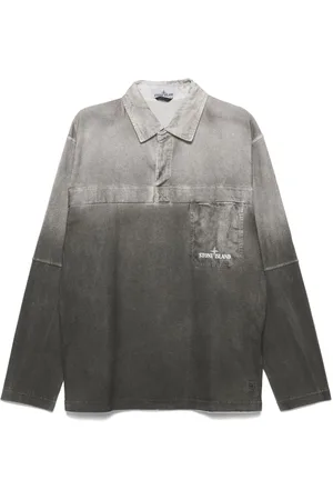 Stone Island Compass-print polo shirt