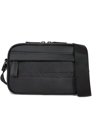 Karl Lagerfeld Essential leather cross body bag
