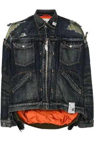 Maison Mihara Yasuhiro Layered denim jacket