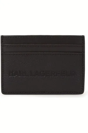 Karl Lagerfeld Essential leather card holder
