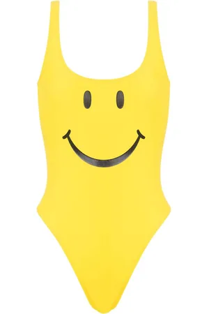 Moschino Smiley face-motif swimsuit