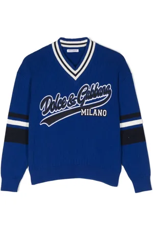 Dolce & Gabbana Logo-embroidered sweater