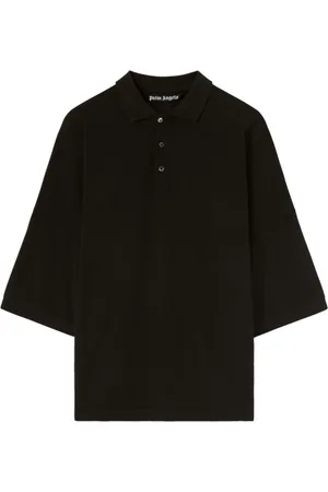 Palm Angels Logo-print cotton polo shirt