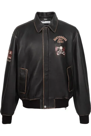 MASTERMIND JAPAN Leather bomber jacket