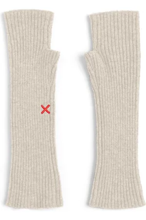 Chinti & Parker Ribbed-knit fingerless gloves
