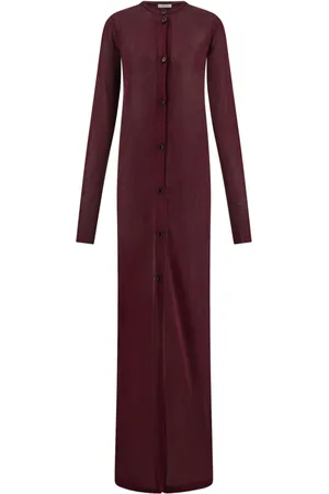 Salvatore Ferragamo Lurex-detail cardi-coat