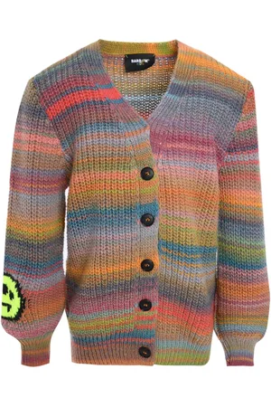 BARROW Logo intarsia-knit cardigan