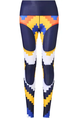 Perfect Moment Chevron-print compression leggings