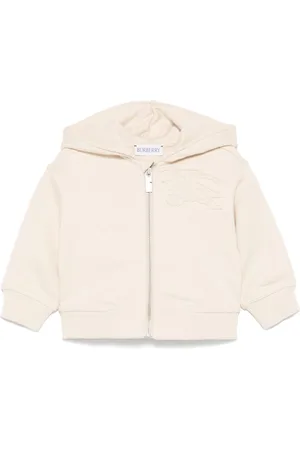 Burberry Equestrian Knight zipped cotton hoodie