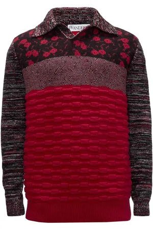 J.W.Anderson Multi-texture polo shirt