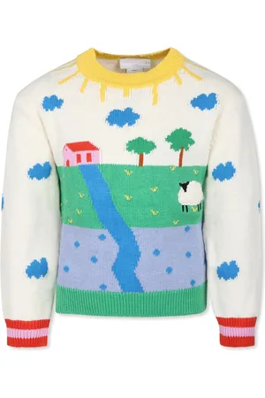 Stella McCartney Patterned-intarsia knit jumper