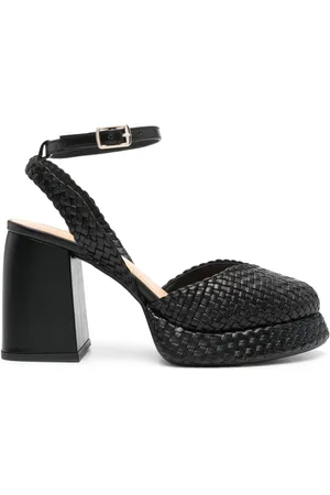 Castaner 95mm interwoven pumps