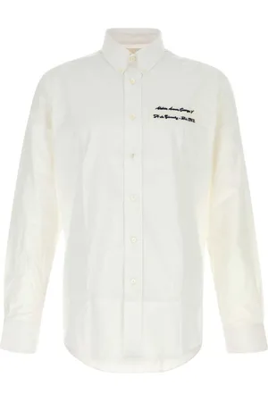 Givenchy Logo-embroidered poplin shirt