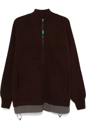 GR10K Ribbed-knit cardigan