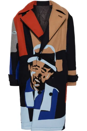 KIDSUPER STUDIOS Patchwork padded coat
