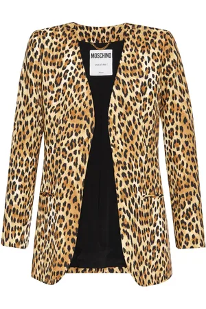 Moschino Leopard-print blazer