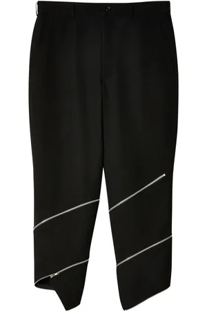 Comme des Garçons Zip wool cropped trousers