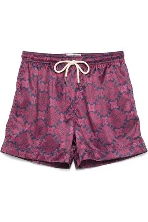 PENINSULA SWIMWEAR Graphic-print swim shorts