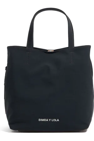 Bimba y Lola Large Gabardine Chihuahua tote bag