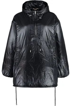 Saint Laurent Cassandre padded hooded jacket