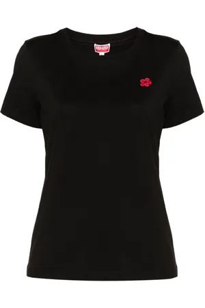 Kenzo Boke Flower-patch cotton T-shirt