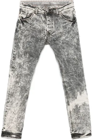 STATE OF ORDER Washed-effect jeans