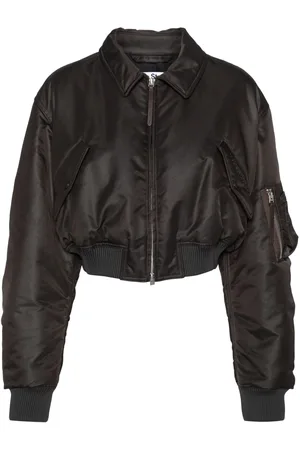 Acne Studios Cropped padded bomber jacket