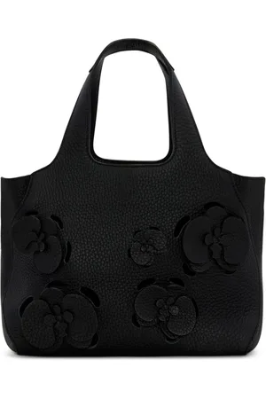 Oscar de la Renta The Laser-Cut Mini Topaz tote bag